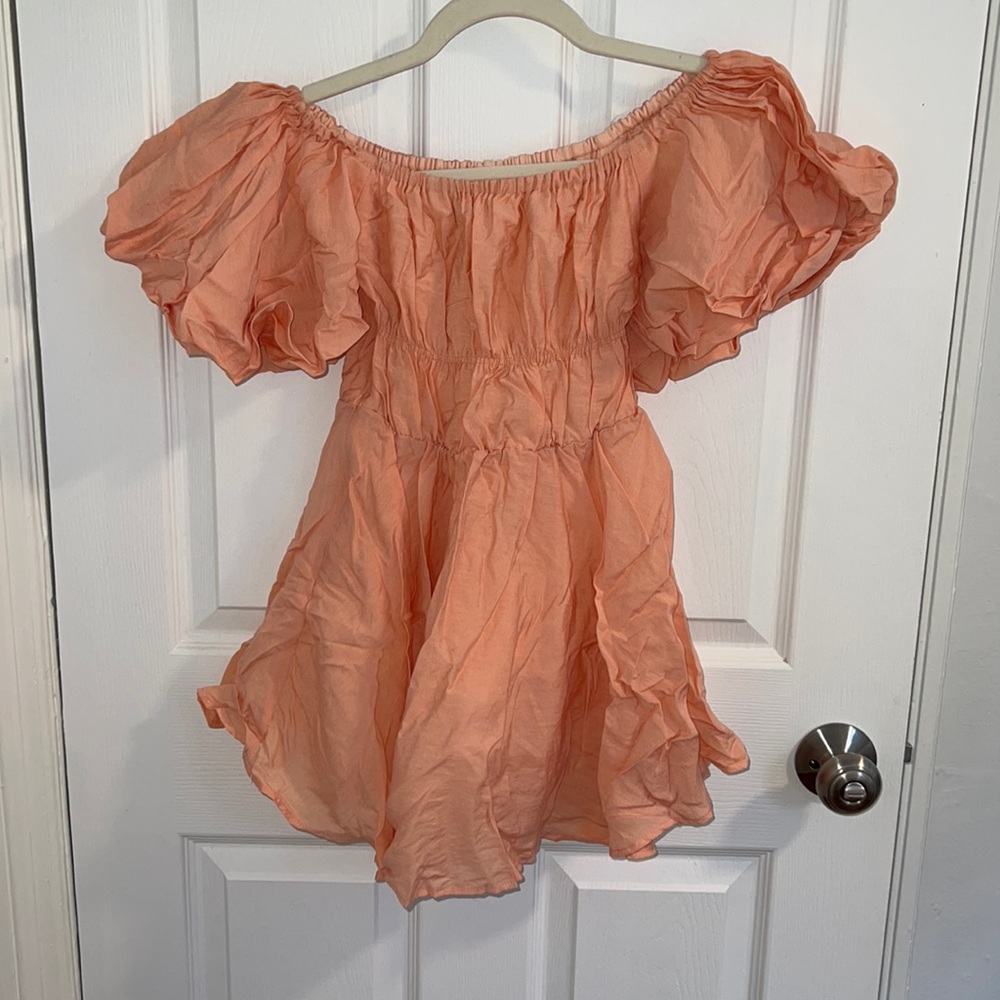 Vrg Grl mini dress peach